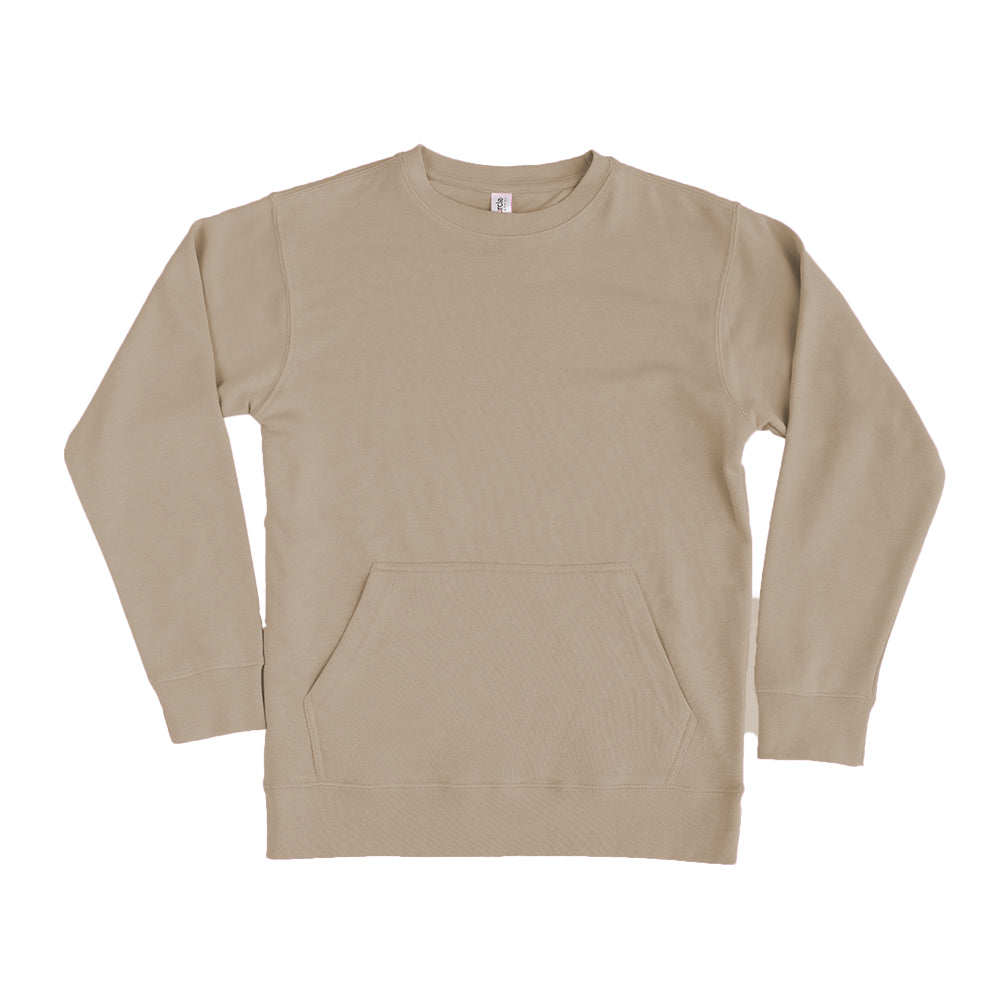 2615 Unisex French Terry Crewneck Sweatshirt with Pocket 8.25 Oz*