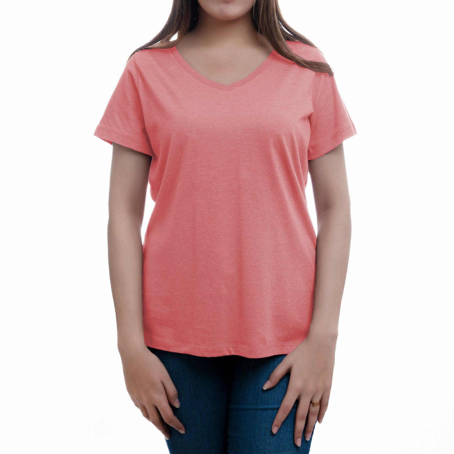 WOMEN COMFORT V NECK TEE