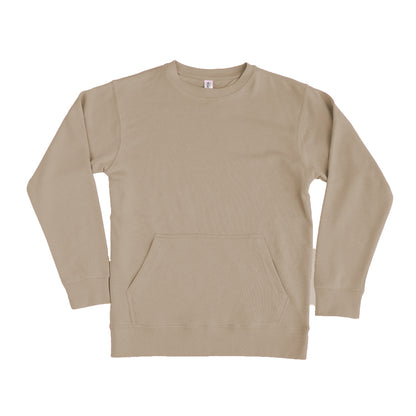 2615 Unisex French Terry Crewneck Sweatshirt with Pocket 8.25 Oz*